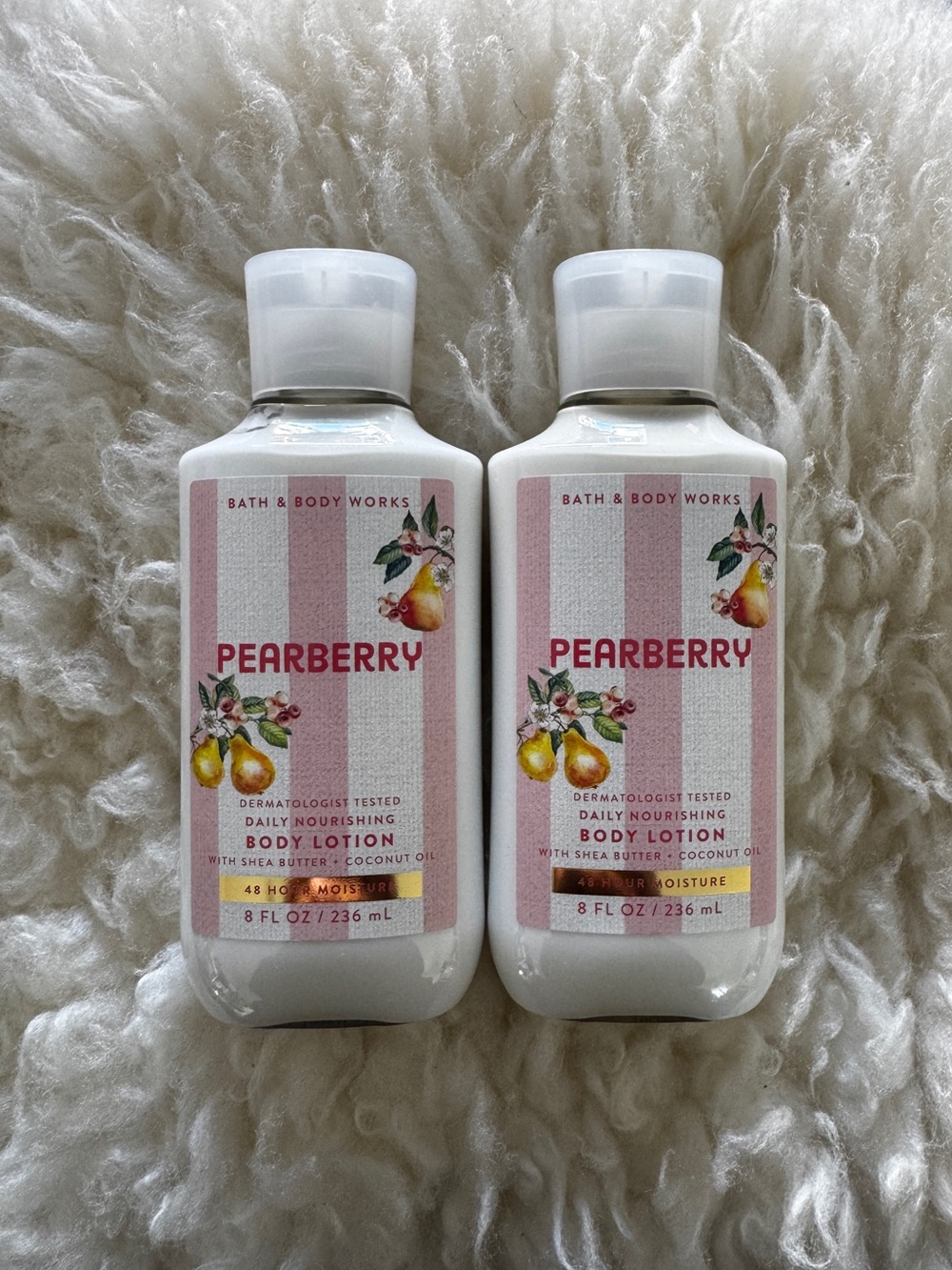 New BBW Pearberry Daily Moisturizing Body Lotions